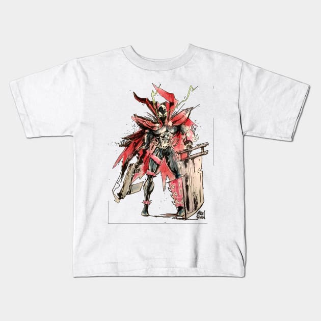 Spawn Kids T-Shirt by MikeKevan